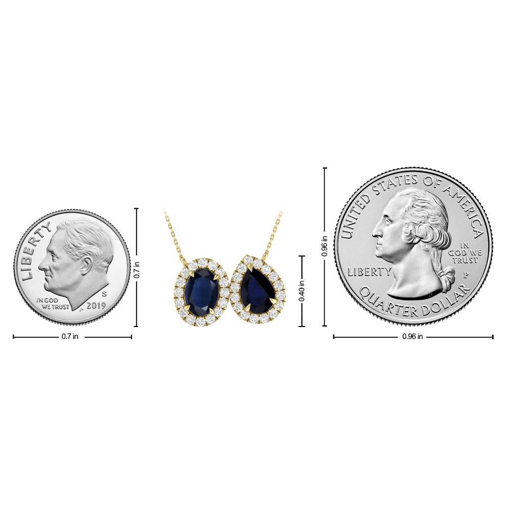 Yellow Gold - Sapphire