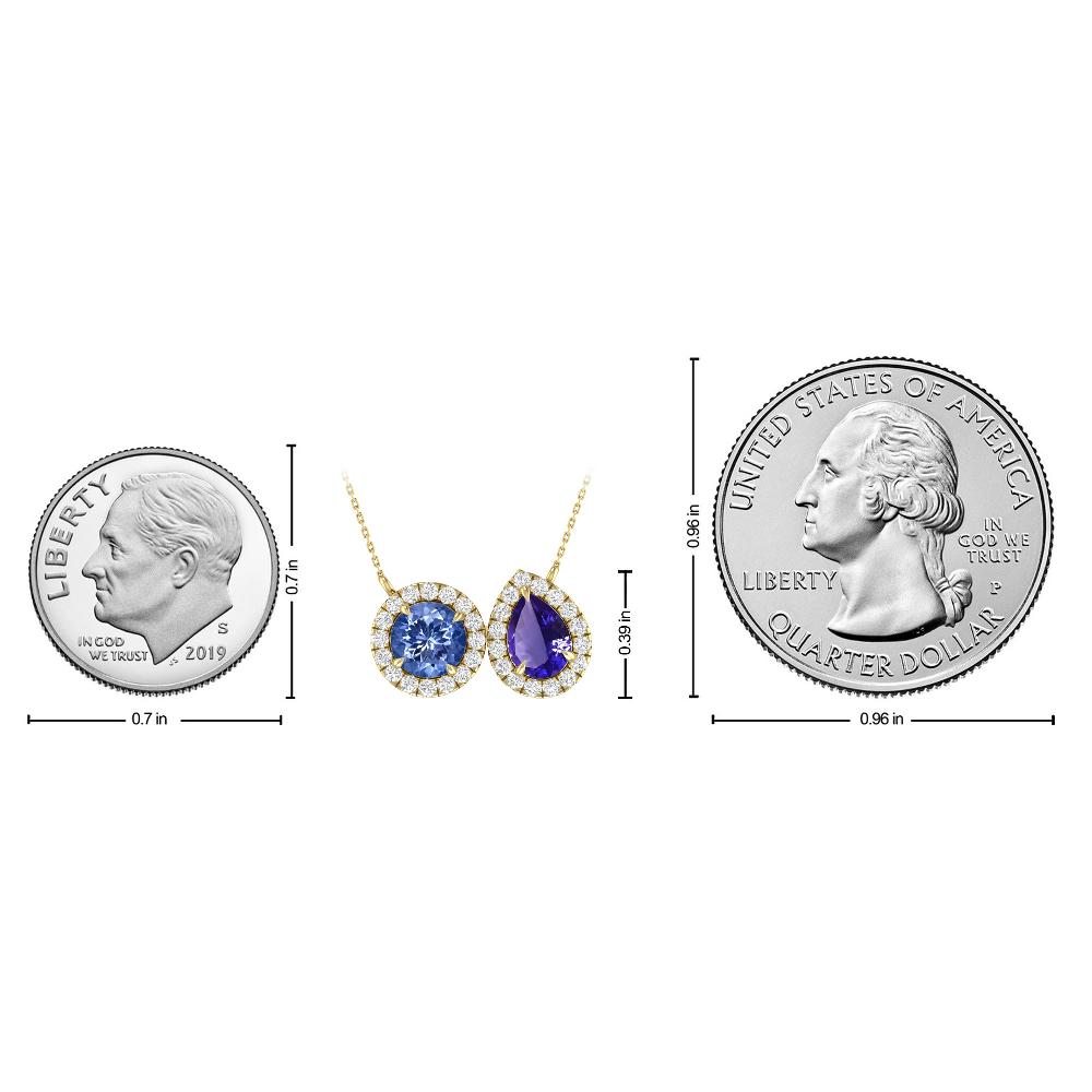 Yellow Gold - Tanzanite