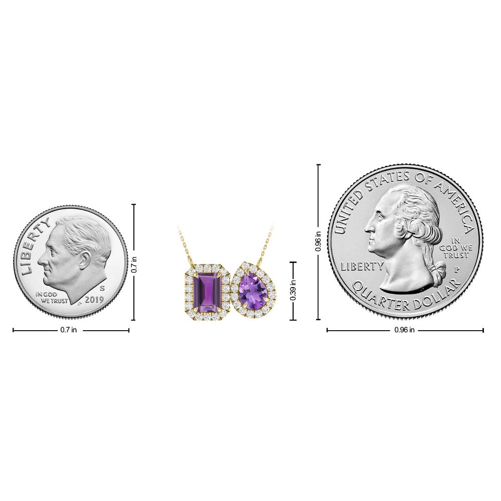Yellow Gold - Amethyst