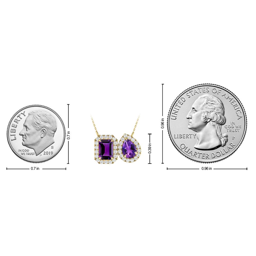 Yellow Gold - Amethyst