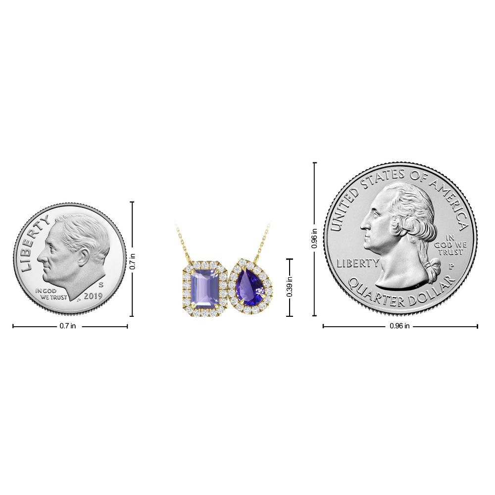 Yellow Gold - Tanzanite