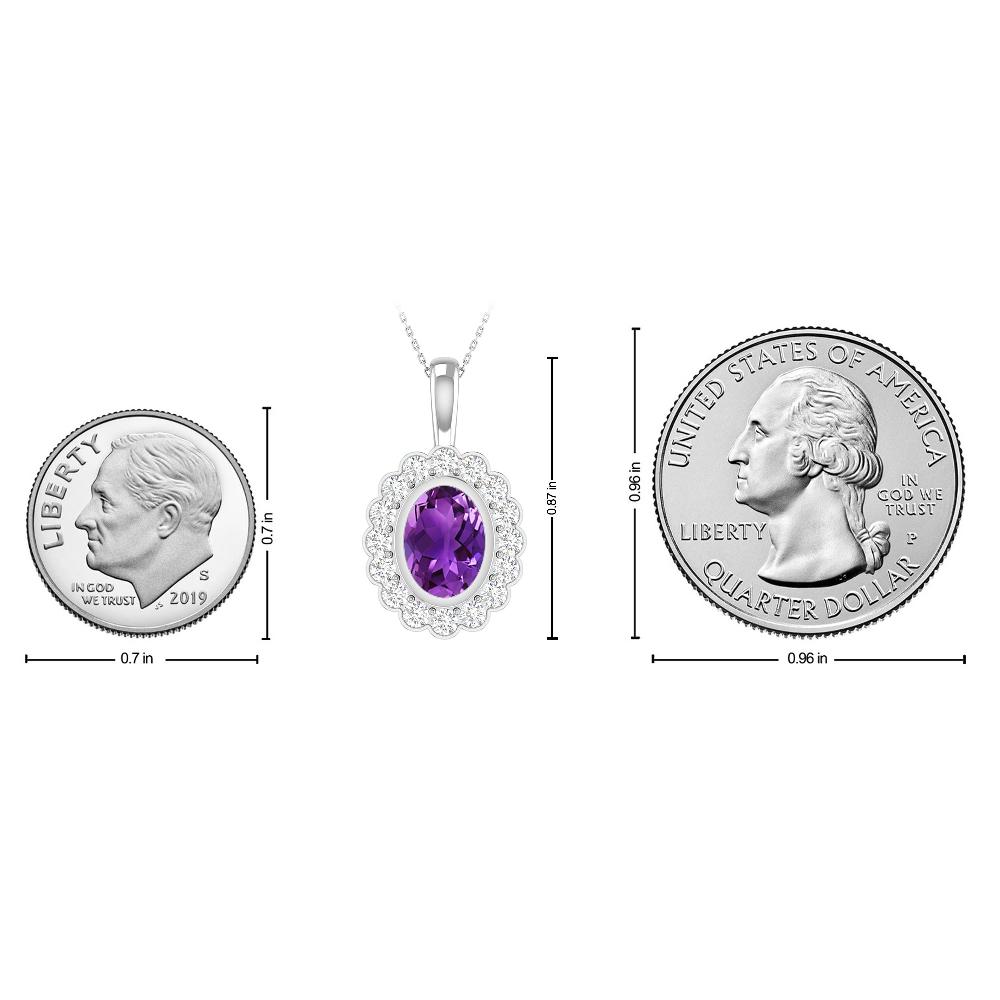 White Gold - Amethyst