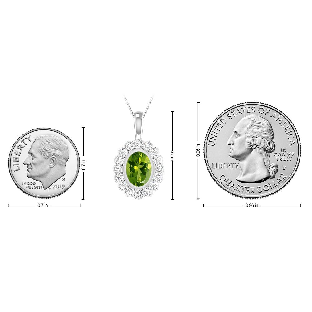 White Gold - Peridot