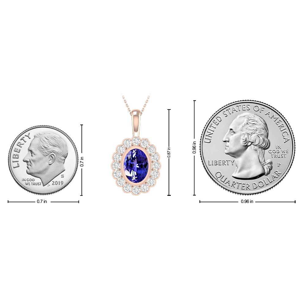 Rose Gold - Tanzanite