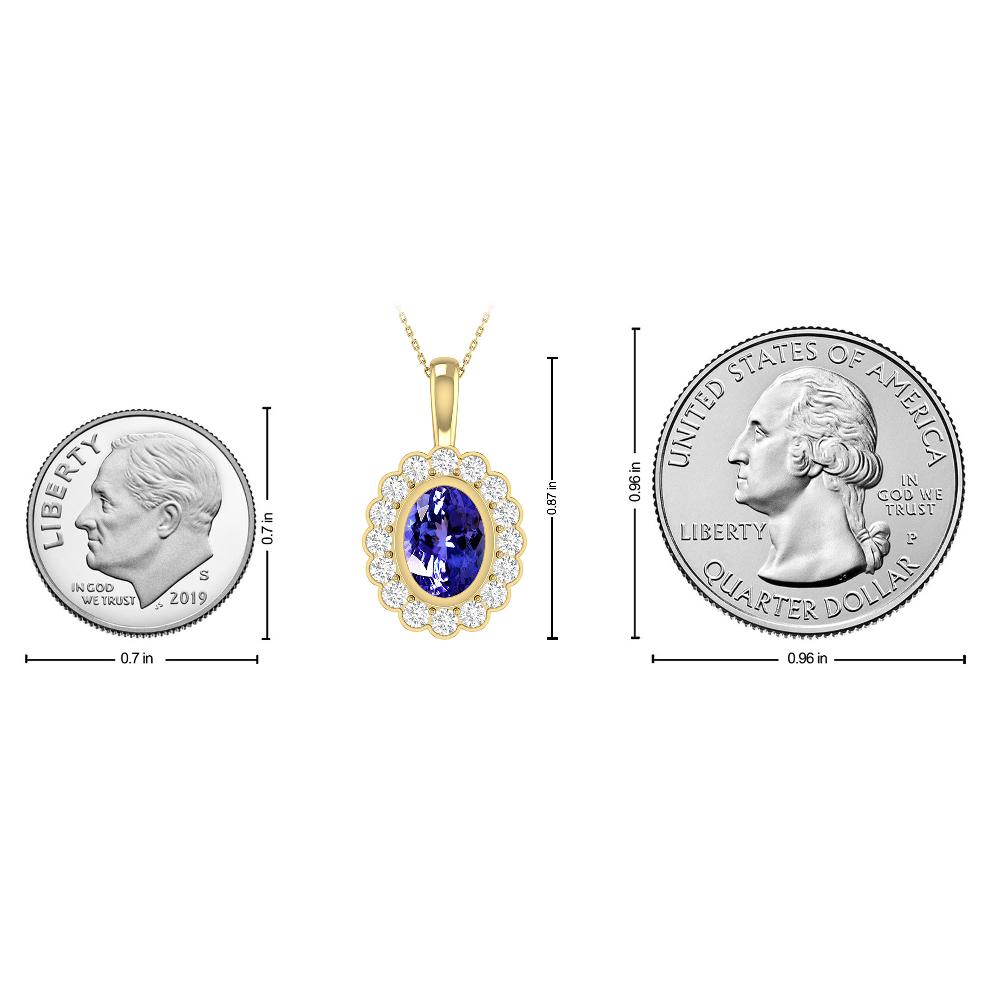Yellow Gold - Tanzanite