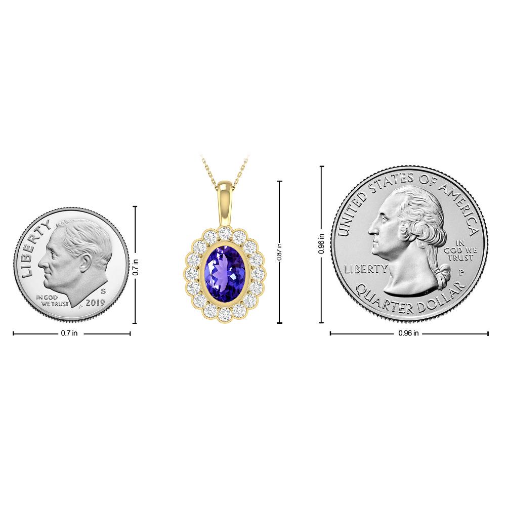 Yellow Gold - Tanzanite