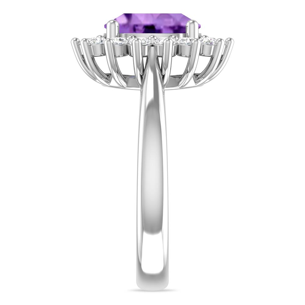 White Gold - Amethyst