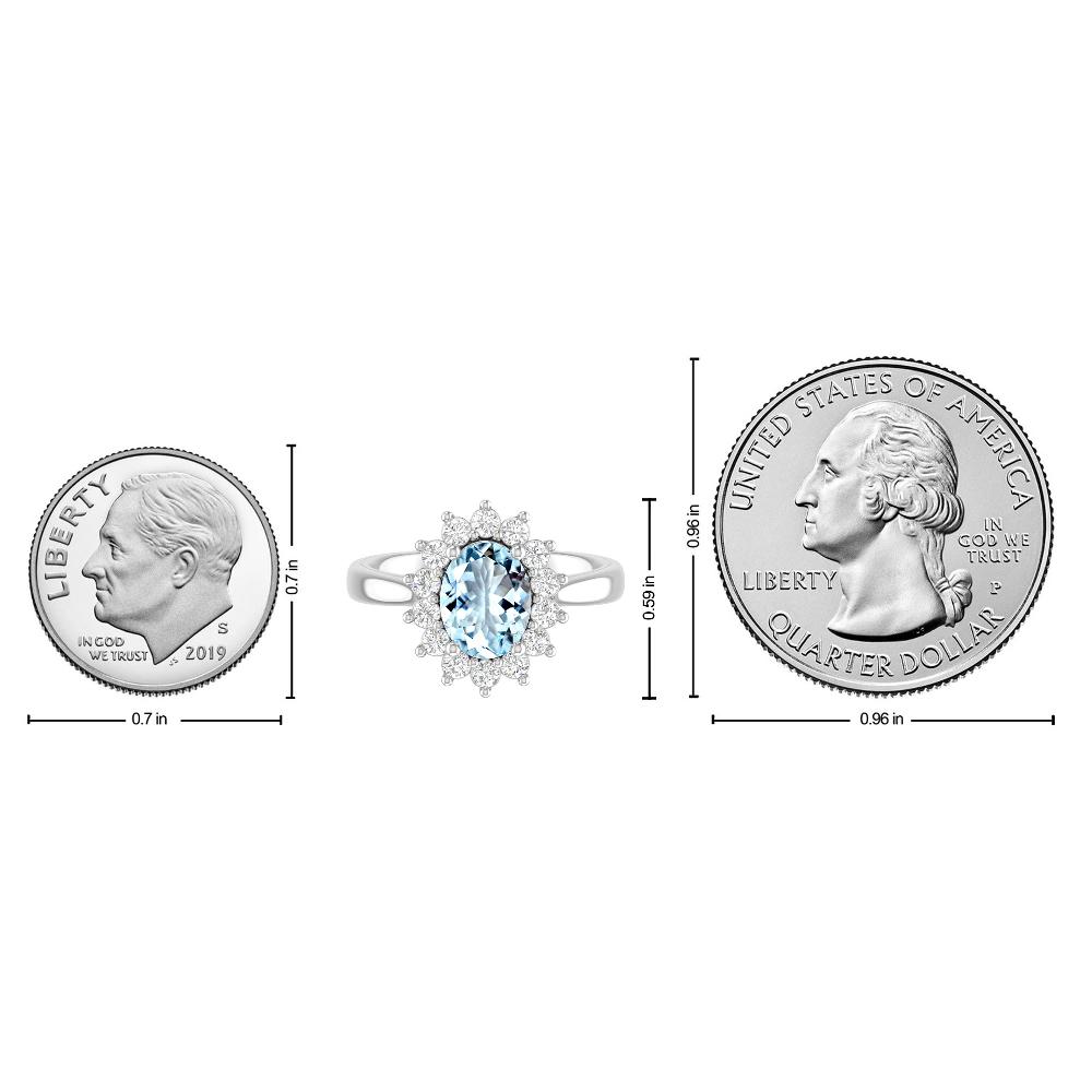 White Gold - Aquamarine