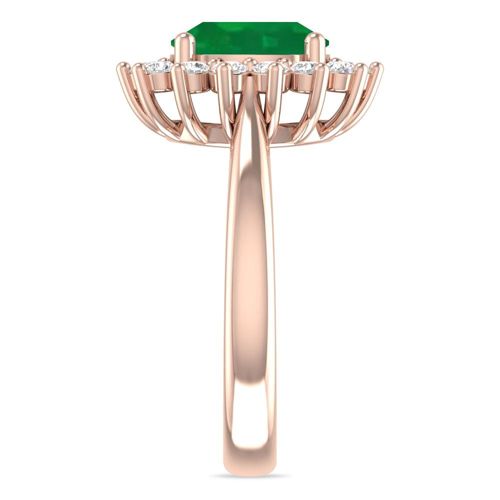 Rose Gold - Emerald