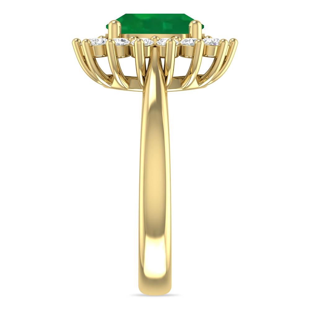 Yellow Gold - Emerald