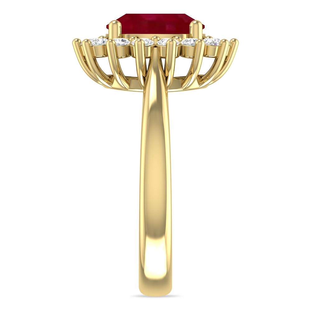 Yellow Gold - Garnet
