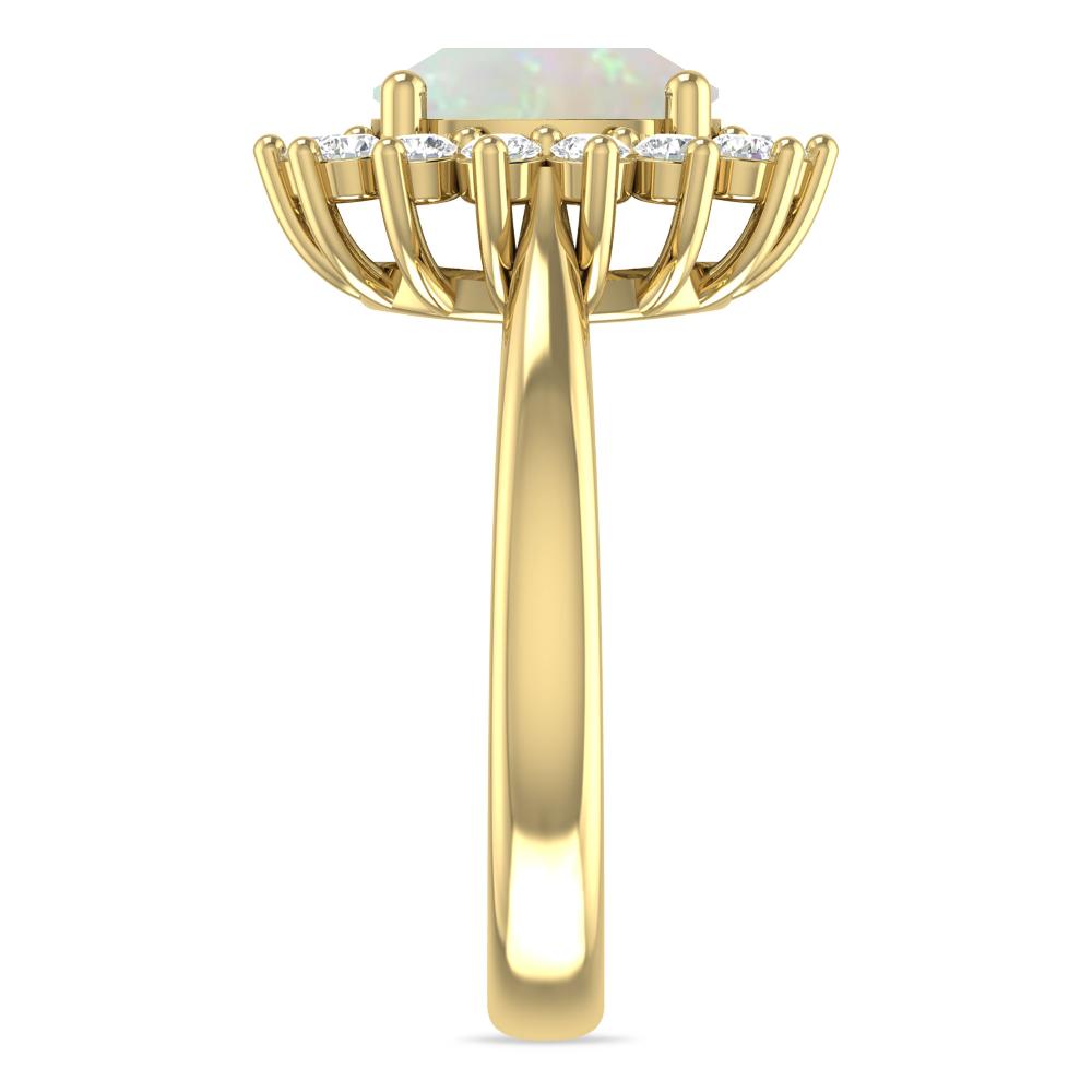 Yellow Gold - Opal