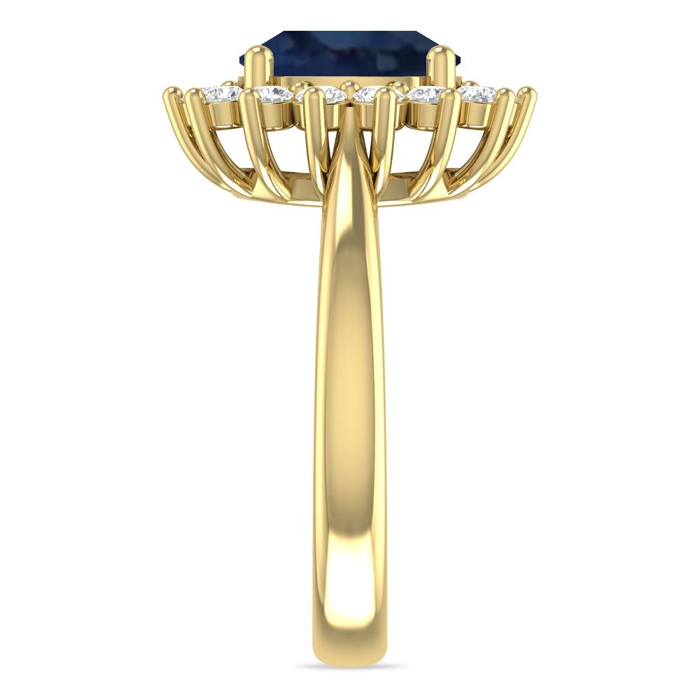 Yellow Gold - Sapphire