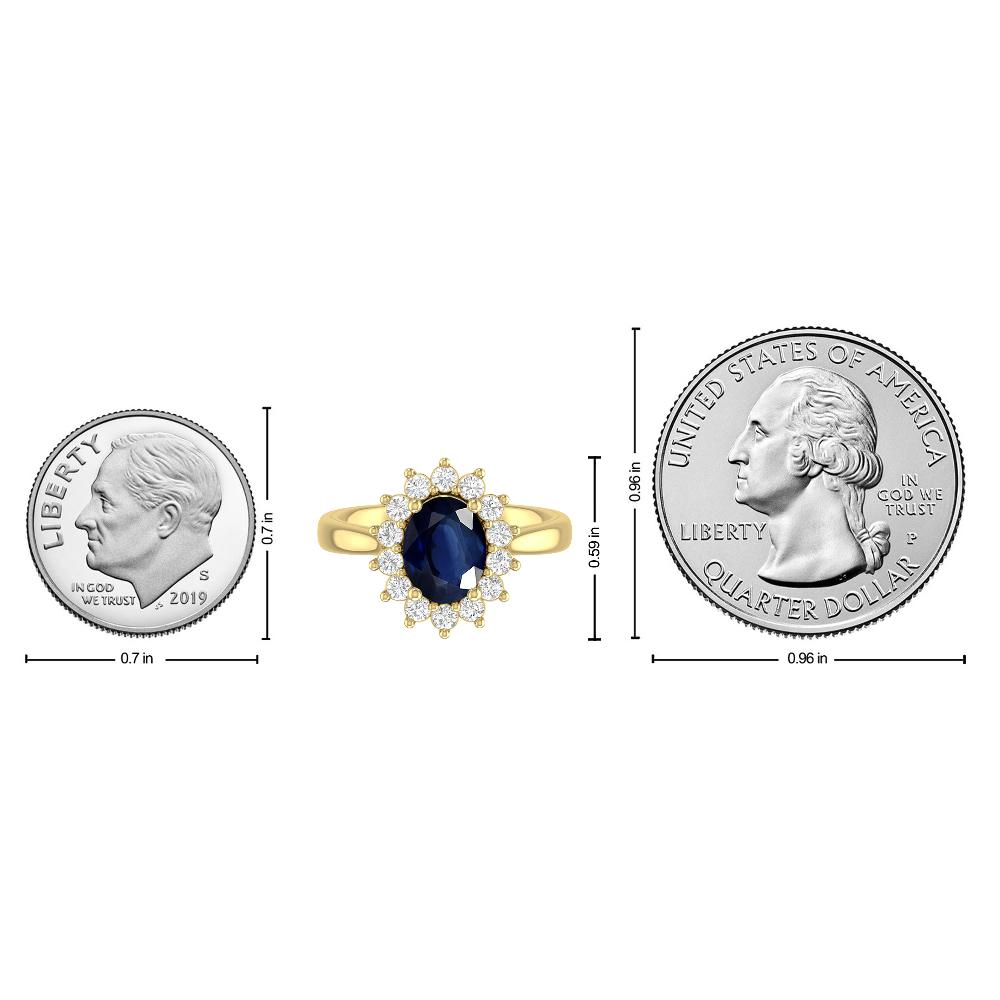 Yellow Gold - Sapphire