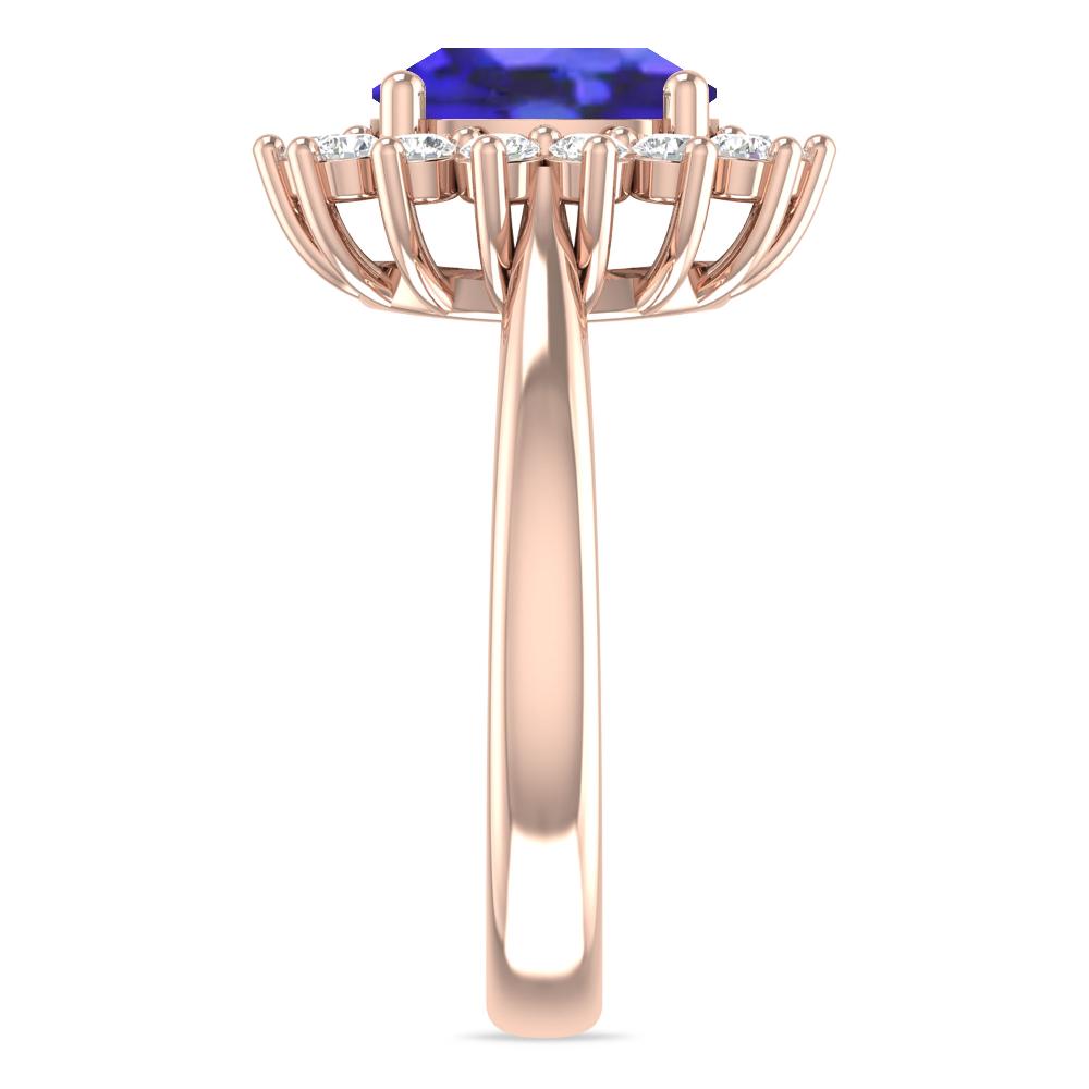 Rose Gold - Tanzanite