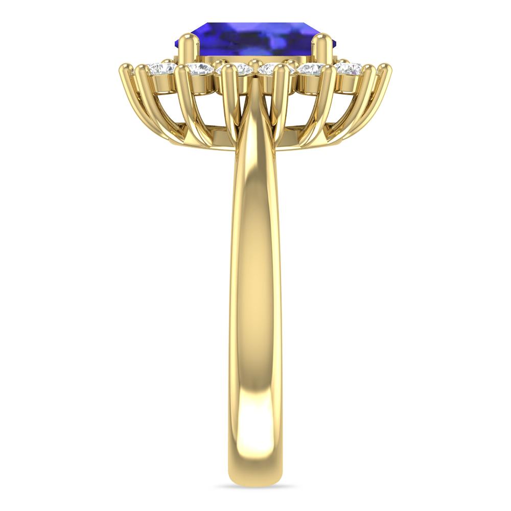 Yellow Gold - Tanzanite